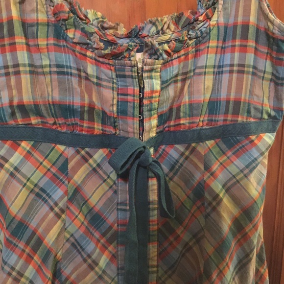 Free People Sleeveless Plaid Dress - Picture 3 of 5